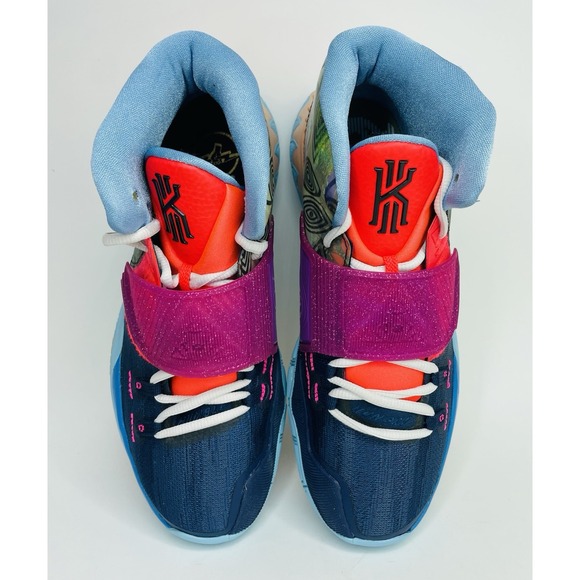 NEW Kyrie 6 Preheat GS 'Heal The World basketball  Shoes Size 8.5 CN9839-403 - Picture 4 of 16